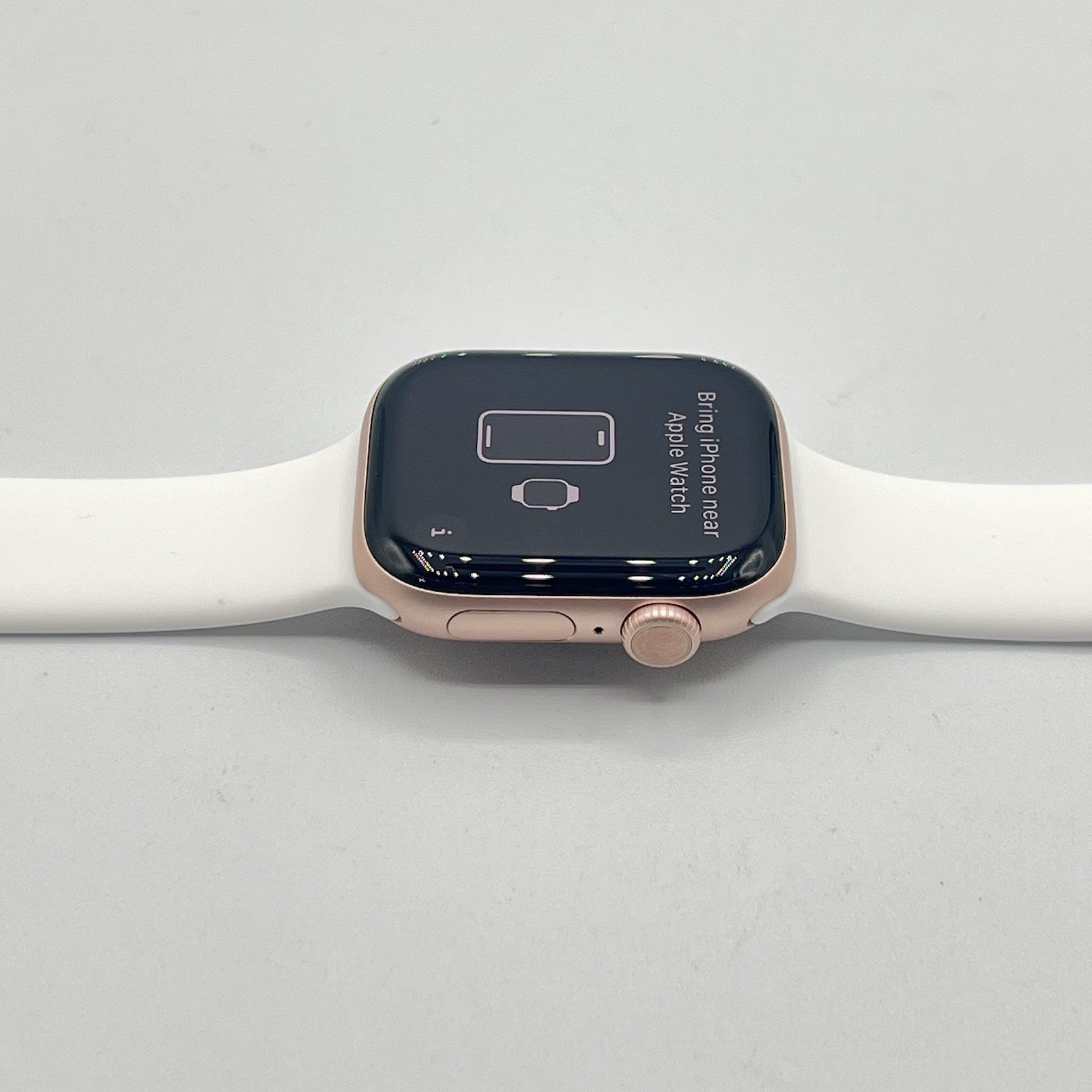 Apple Watch Series 10 42mm GPS Rose Gold w/ S/M White Band - Open Box - Techtree