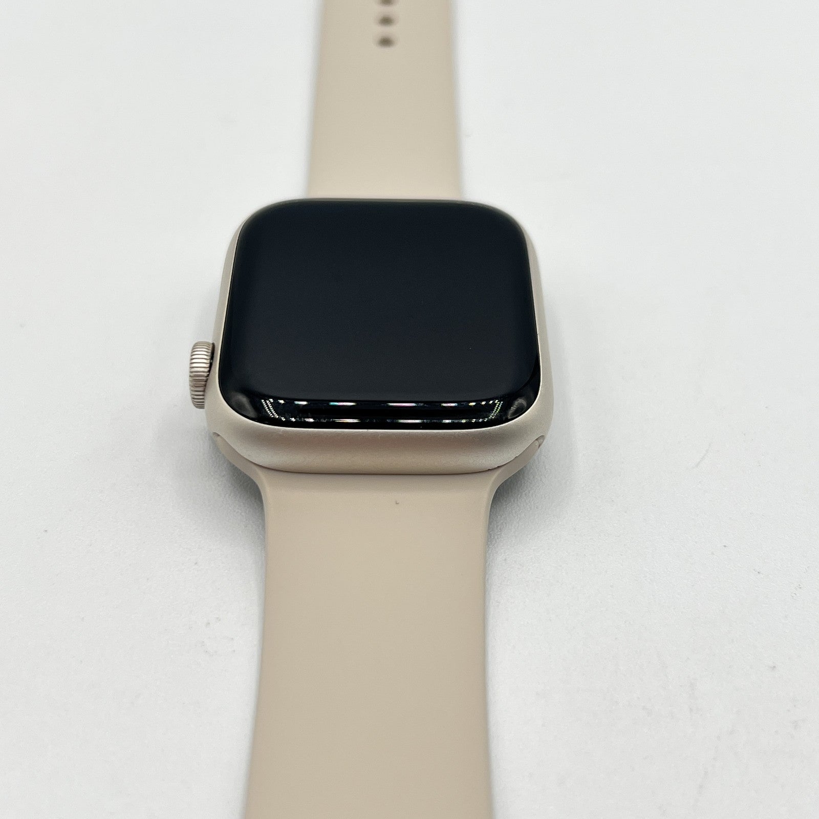 Apple Watch Series 9 45mm Starlight Aluminum Case with Sport Band - Very Good - Techtree 
