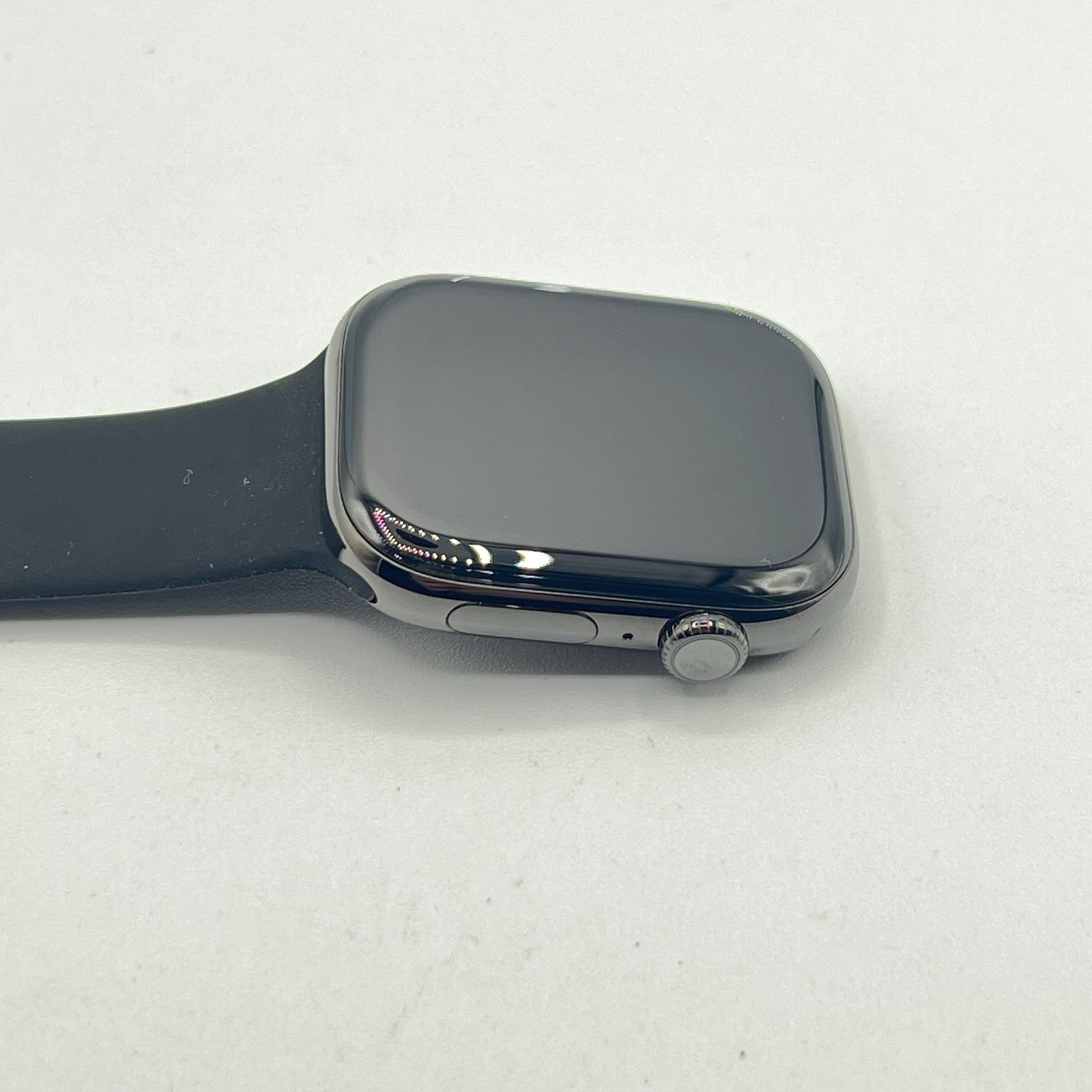 Apple Watch Series 10 46MM Slate Titanium Case Black Sport Band - Excellent - Techtree 