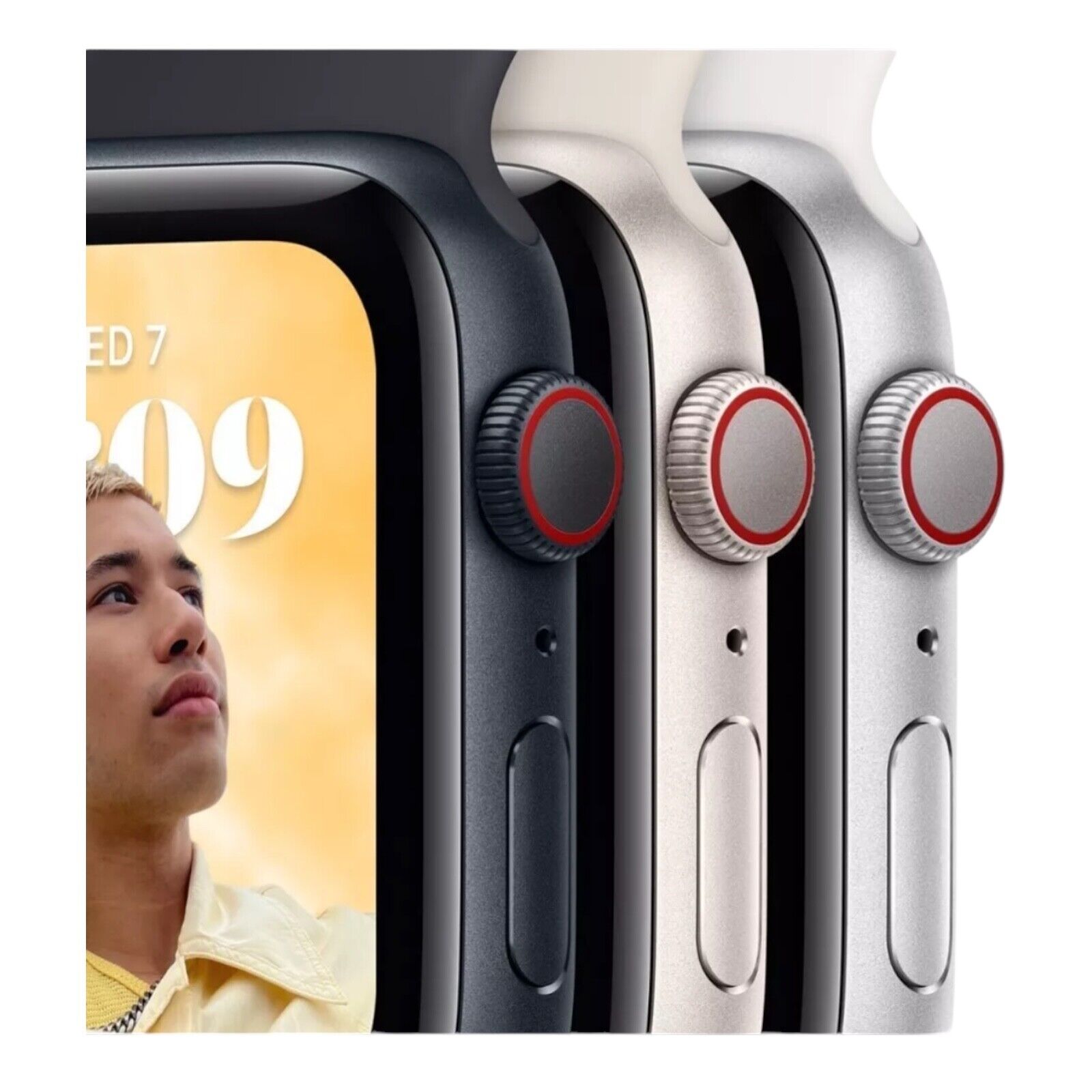 Apple Watch Series SE (2nd Gen) 44mm GPS + WiFi + Cellular Unlocked - Very Good