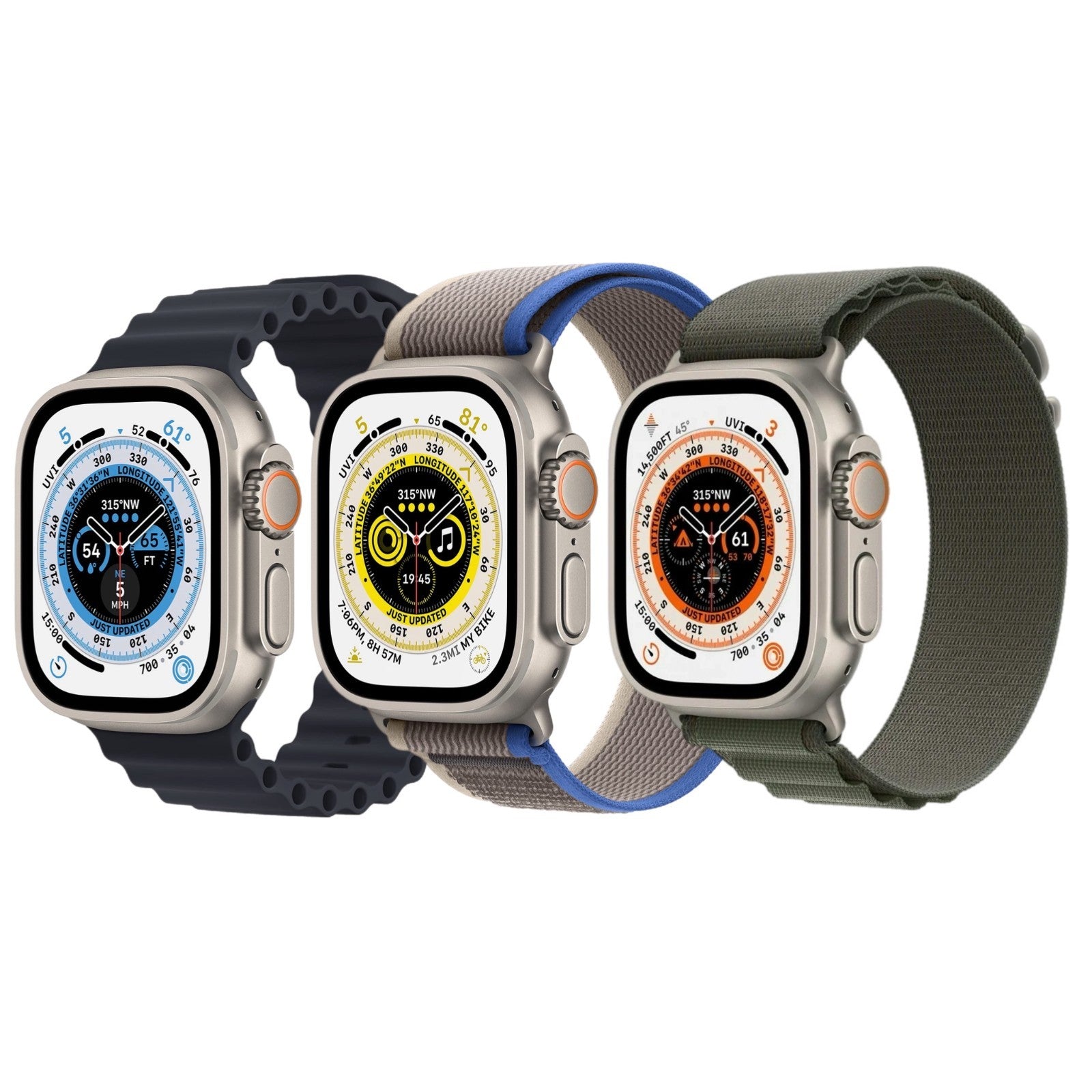 Apple Watch Ultra 1st Generation GPS & Cellular 49mm - Titanium - Very Good