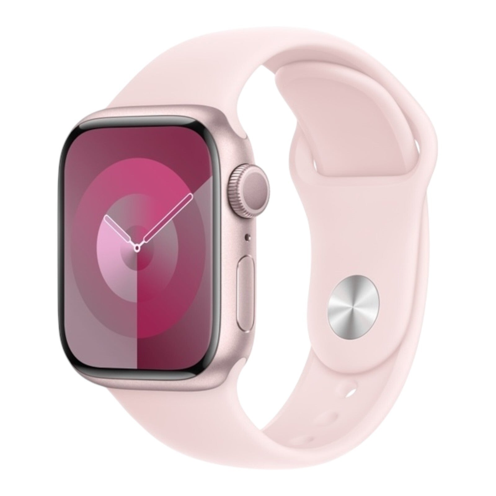 Apple Watch Series 9 41mm - Pink Aluminum Case & Light Pink Sport - Excellent