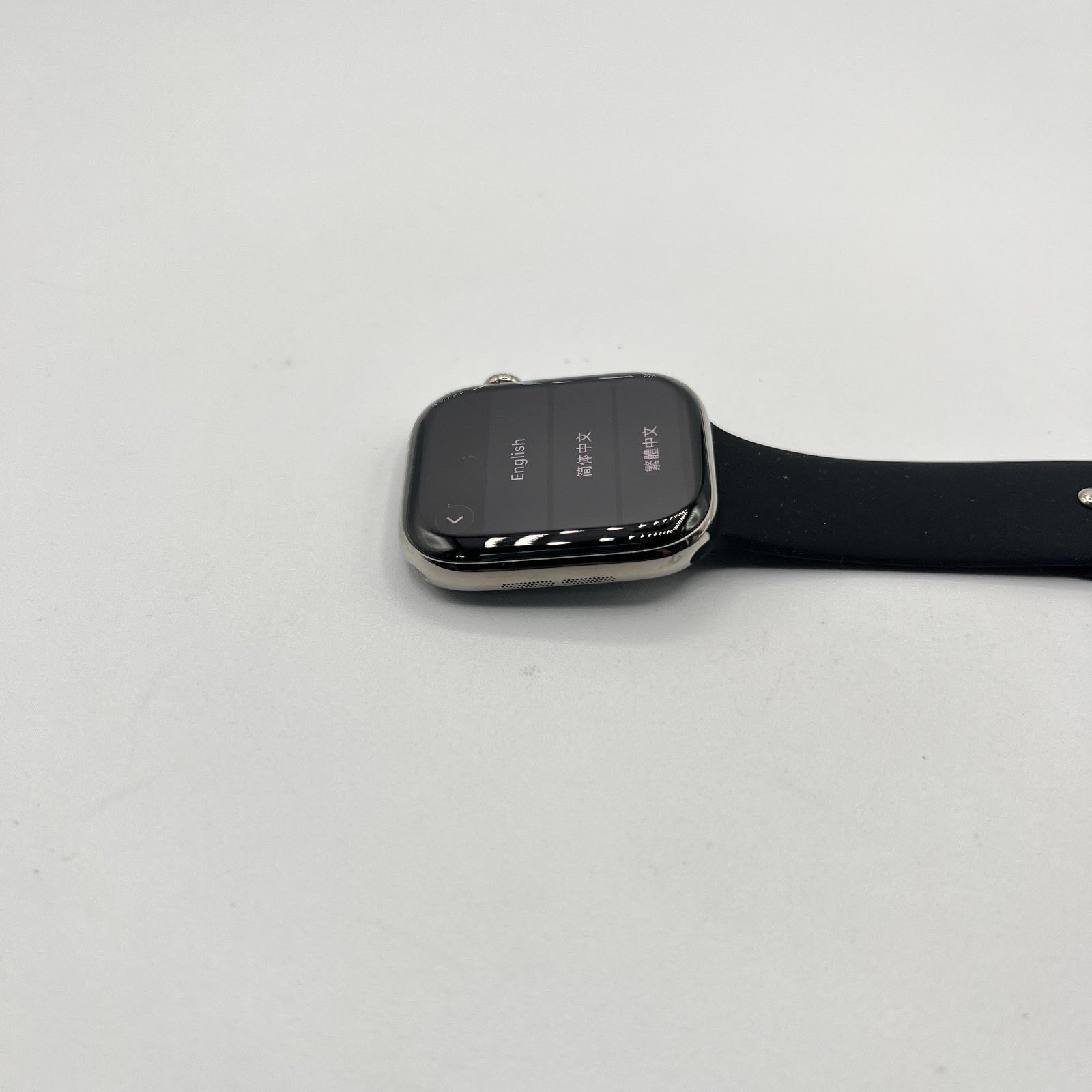 Apple Watch Series 10 46MM Slate Titanium Case Black Sport Band - Very Good